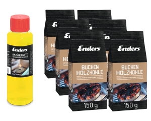 Holzkohle Buchen Comfort Pack