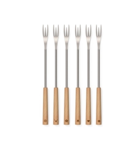 Fonduegabel 2 in 1 WOOD